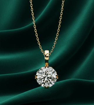 Diamond Solitaire Pendant