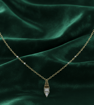 Geometric Arrowhead Pendant