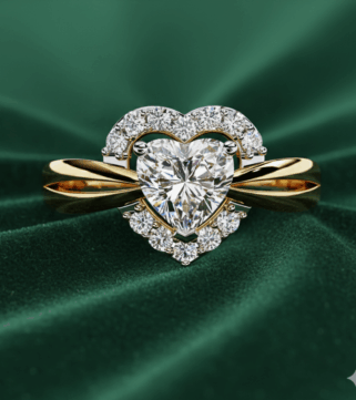 Heart of Diamonds Ring