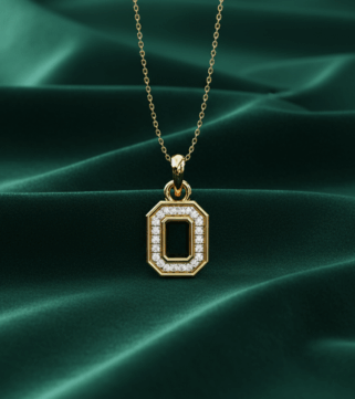 Diamond Octagon Halo Pendant