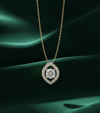 Luminous Teardrop Pendant