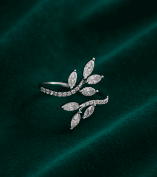 Diamond Vinea Arc Ring