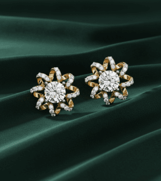 Celestial Bloom Diamond Earrings