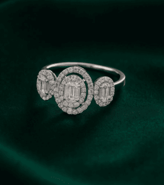 Celestial Halo Lace Ring