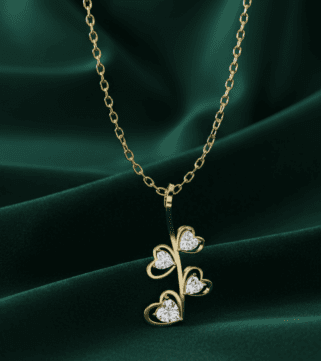Heartline Diamond Pendant