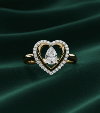 Heart of Elegance Diamond Ring