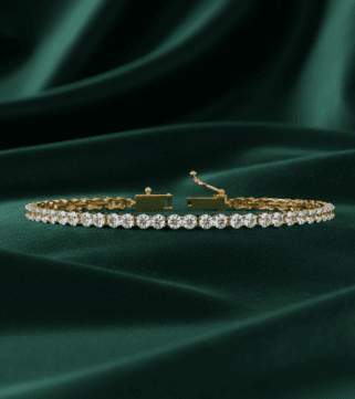 Horizon Halo Diamond Bracelet