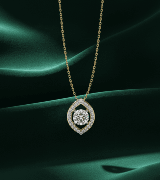 Luminous Teardrop Pendant