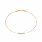 Celestial Crossbar bracelet with lab-grown diamonds in a sleek minimalist bar design