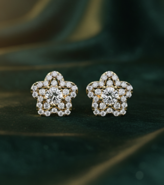 Enchanted Clover Diamond Earrings